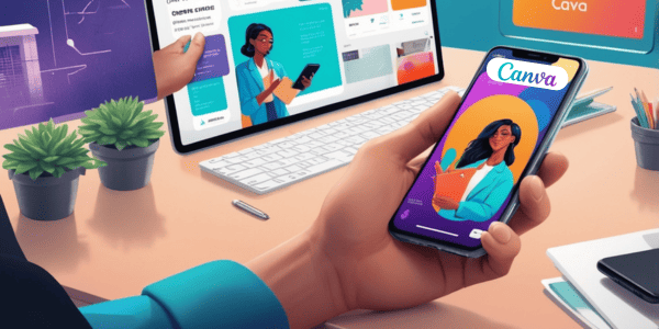 No momento, você está visualizando Canva no celular é bom? Como Usar, guia completo para criar designs incríveis